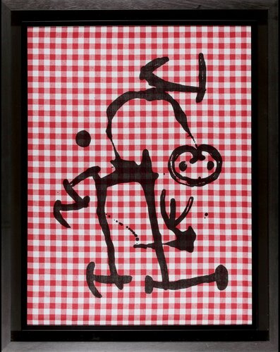 L’Illettré aux Carreaux Rouges van Joan Miró, Afdruk te koop op Singulart