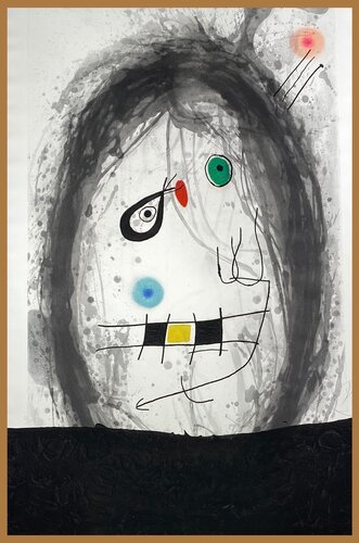 L` EXILÉ NOIR van Joan Miró, Afdruk te koop op Singulart