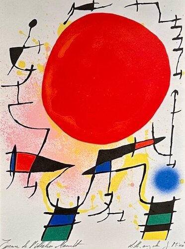Le Soleil Rouge di Joan Miró, Stampa in vendita su Singulart