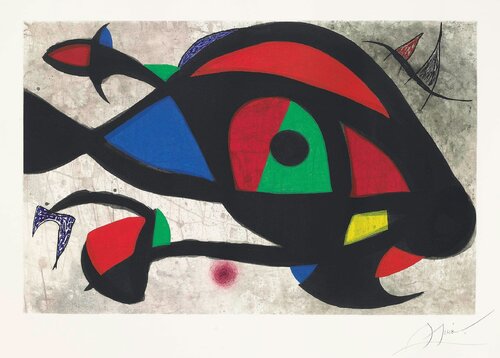 Le Beluga (The Beluga) di Joan Miró, Stampa in vendita su Singulart