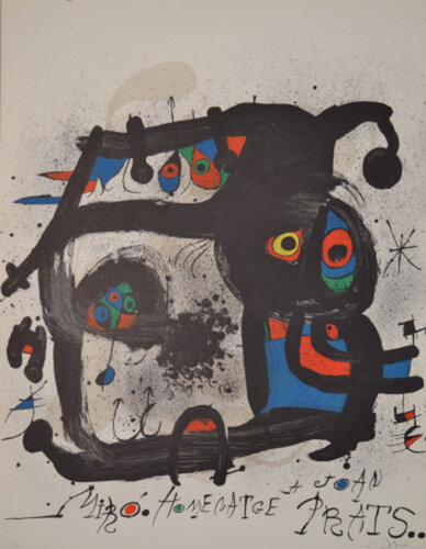 Homentage A Joan Prats - M852 di Joan Miró, Stampa in vendita su Singulart