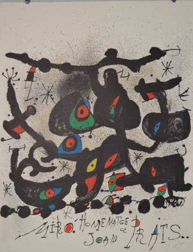 Homentage A Joan Prats - M735 di Joan Miró, Stampa in vendita su Singulart
