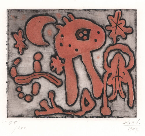 for The Prints of Joan Miro di Joan Miró, Stampa in vendita su Singulart