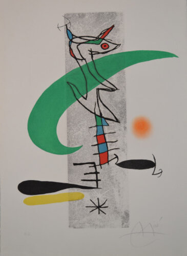 Translunaire - D659 di Joan Miró, Stampa in vendita su Singulart