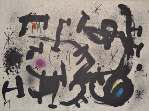 Hommage A Joan Prats - M1034 di Joan Miró, Stampa in vendita su Singulart