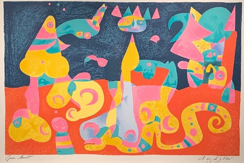 Ubu Roi Plate IV di Joan Miró, Stampa in vendita su Singulart