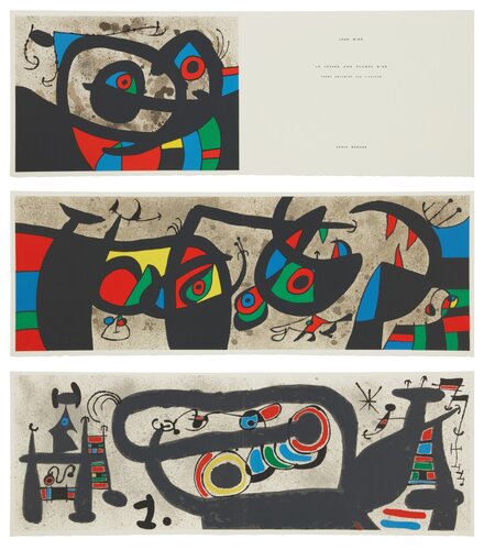 Le Lézard aux plumes d'or (book) di Joan Miró, Stampa in vendita su Singulart