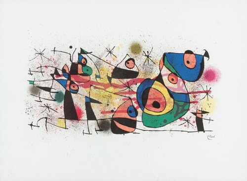 Untitled di Joan Miró, Stampa in vendita su Singulart