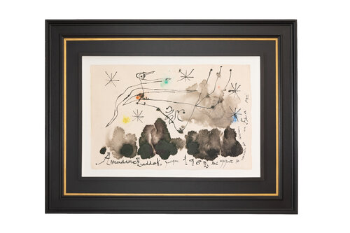 Composition pour Madame Zadok di Joan Miró, Pittura in vendita su Singulart