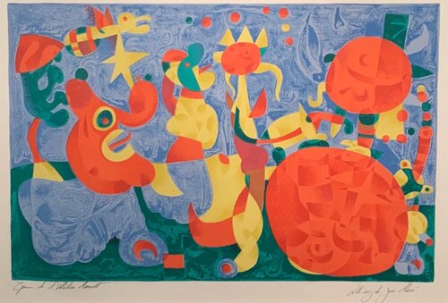 Ubu Roi Plate III di Joan Miró, Stampa in vendita su Singulart