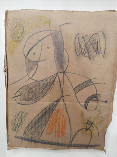 Femme, oiseau di Joan Miró, Opera su carta in vendita su Singulart