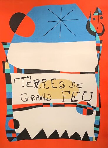 Terres De Grand Feu di Joan Miró, Stampa in vendita su Singulart