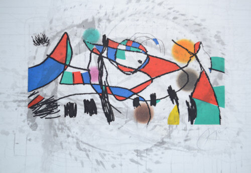 Gravure Pour Un Exposition - D606 van Joan Miró, Afdruk te koop op Singulart