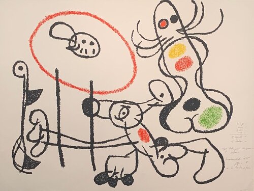 Ubu Aux Baléares Plate 19 van Joan Miró, Afdruk te koop op Singulart