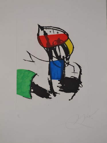 Chanteur De Rues III - D1138 van Joan Miró, Afdruk te koop op Singulart