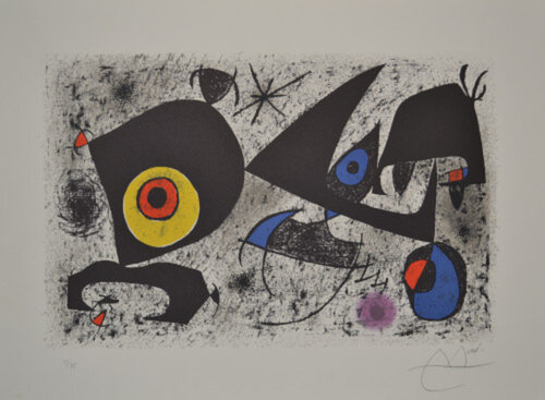 Hommage A Miro - M868 van Joan Miró, Afdruk te koop op Singulart