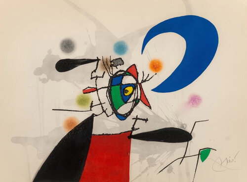 Le Mégère et la lune van Joan Miró, Afdruk te koop op Singulart