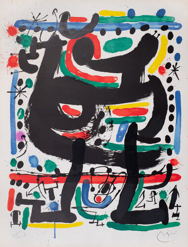 Opening of the Mourlot Atelier in New York di Joan Miró, Stampa in vendita su Singulart