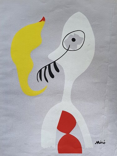 Smoker Head di Joan Miró, Stampa in vendita su Singulart