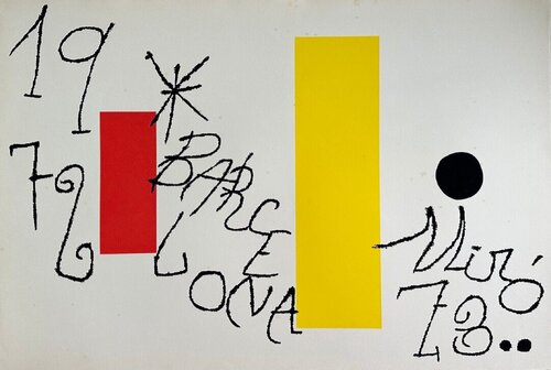 Barcelona 1972 -1973 di Joan Miró, Stampa in vendita su Singulart