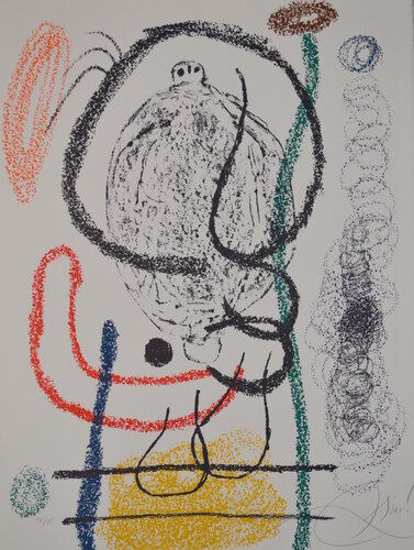 Untitled, from Album 21 portfolio - M1130 di Joan Miró, Stampa in vendita su Singulart