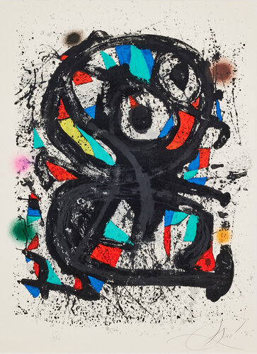 Miró - Grand Palais di Joan Miró, Stampa in vendita su Singulart