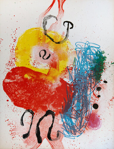 Plate XIV, from Album 19 di Joan Miró, Stampa in vendita su Singulart