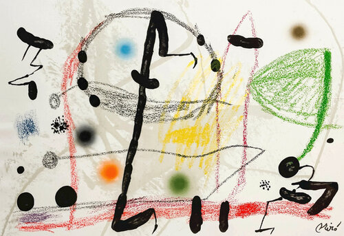 Maravillas con Variacones en El Jardin de Miró van Joan Miró, Afdruk te koop op Singulart