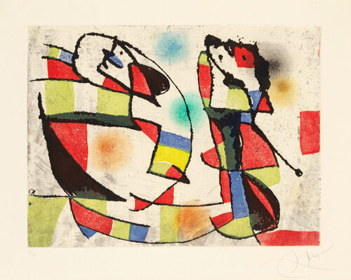 Tiled VI van Joan Miró, Afdruk te koop op Singulart