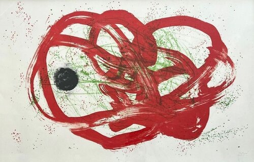 Series I, vert sur rouge van Joan Miró, Afdruk te koop op Singulart