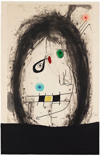L'exilé noir van Joan Miró, Afdruk te koop op Singulart