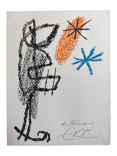 Bouquet de Rêves pour Neila (From the Suite Bouquet de Rêves pour Neila) van Joan Miró, Afdruk te koop op Singulart