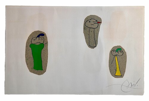 L'Enfance d'Ubu (From the Suite L'Enfance d'Ubu) van Joan Miró, Afdruk te koop op Singulart