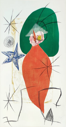 LA FOLLE AU PIMENT RAGEUR van Joan Miró, Afdruk te koop op Singulart