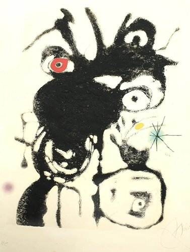 Plate IV from Espriu van Joan Miró, Afdruk te koop op Singulart