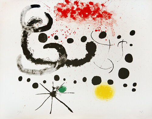 Plate XII, from Album 19 van Joan Miró, Afdruk te koop op Singulart