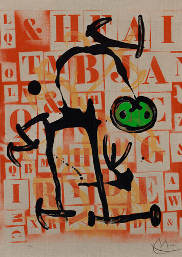 The Scholar - Green, 1969 (M.547) van Joan Miró, Afdruk te koop op Singulart