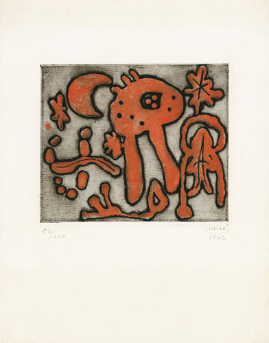 from "The prints of Joan Miró" (Michel Leiris) van Joan Miró, Afdruk te koop op Singulart