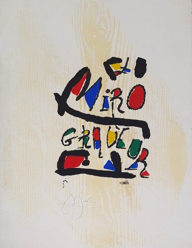 Graveur I van Joan Miró, Werk op papier te koop op Singulart