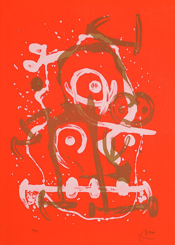 Chevauchée - Rouge et Brun (M.541) van Joan Miró, Afdruk te koop op Singulart