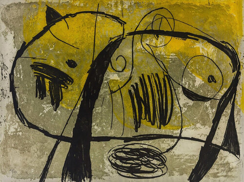 Commedia d'arte V van Joan Miró, Afdruk te koop op Singulart