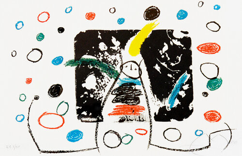 L'enfance d'Ubu (Childhood of Ubu), 1975 van Joan Miró, Afdruk te koop op Singulart