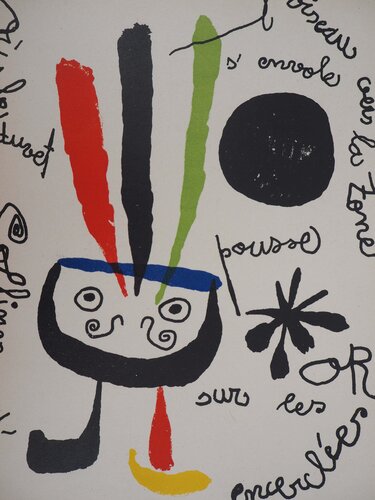L'oiseau surréaliste van Joan Miró, Afdruk te koop op Singulart