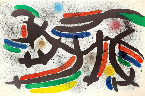 Litografia Original IX (Abstract, Modern, Surrealism, Colorful, Iconic) by Joan Miró, Print for Sale on Singulart