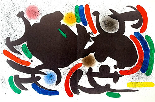 Litografia Original VII (Abstract, Modern, Surrealism, Colorful, Iconic) by Joan Miró, Print for Sale on Singulart