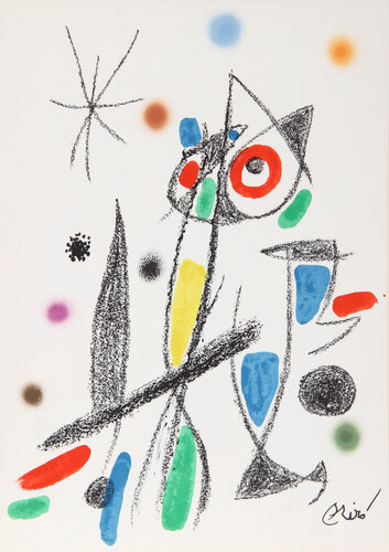 Maravillas con Variaciones Acrosticas en el jardin de Miro (Number 14) de Joan Miró, Impresión a la venta en Singulart