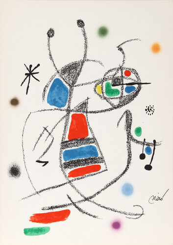Maravillas con Variaciones Acrosticas en el jardin de Miro (Number 10) de Joan Miró, Impresión a la venta en Singulart