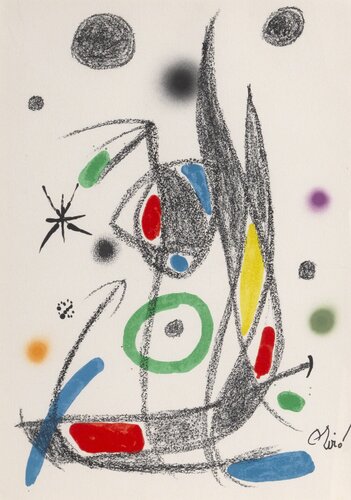 Maravillas con Variaciones Acrosticas en el Jardin de Miro, Number 16 di Joan Miró, Stampa in vendita su Singulart
