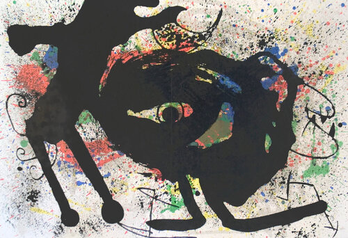 Derriere le Miroir, no. 203 pg 10,11 de Joan Miró, Impresión a la venta en Singulart