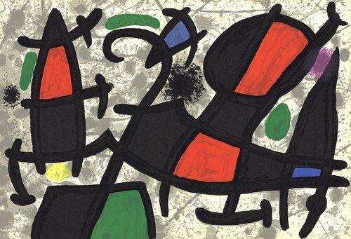 Derriere le Miroir, no. 186, pg 16,17 by Joan Miró, Print for Sale on Singulart